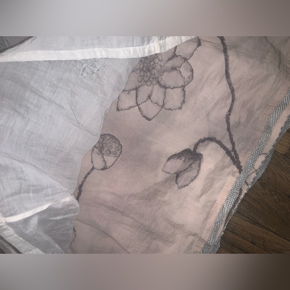 Shades of India cinnamon gauze floral top blouse embroidered spring boho classic - Picture 3 of 8